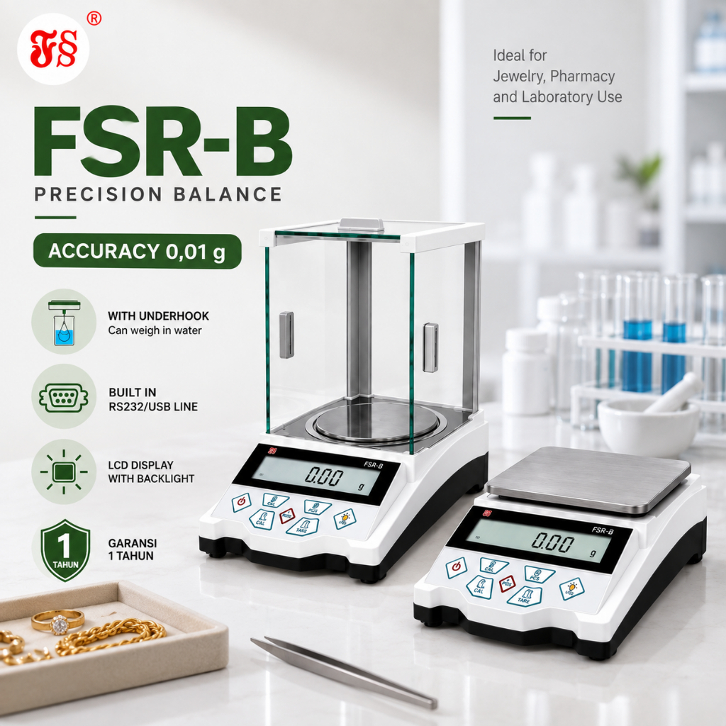 Timbangan Laboratorium Farmasi/Emas 0,01gr FUJITSU FSR-B