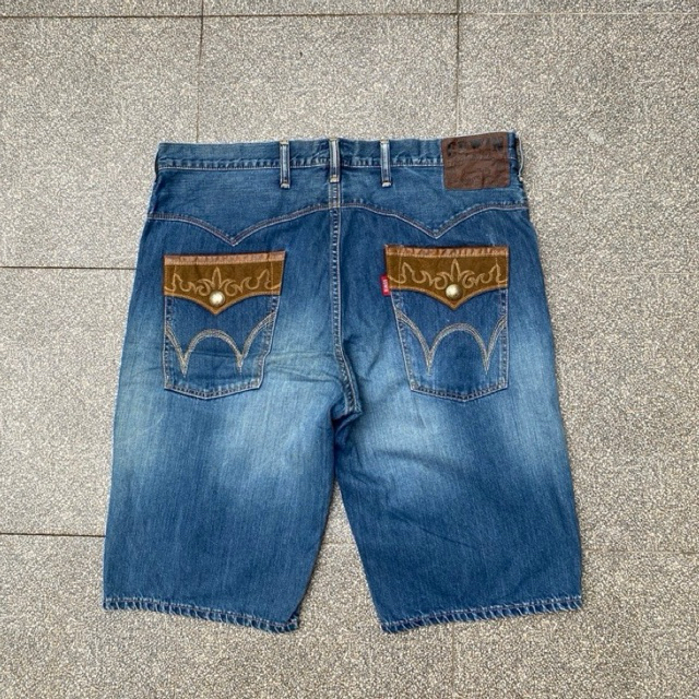 EDWIN SHORT PANTS DENIM VTG  BIG SIZE