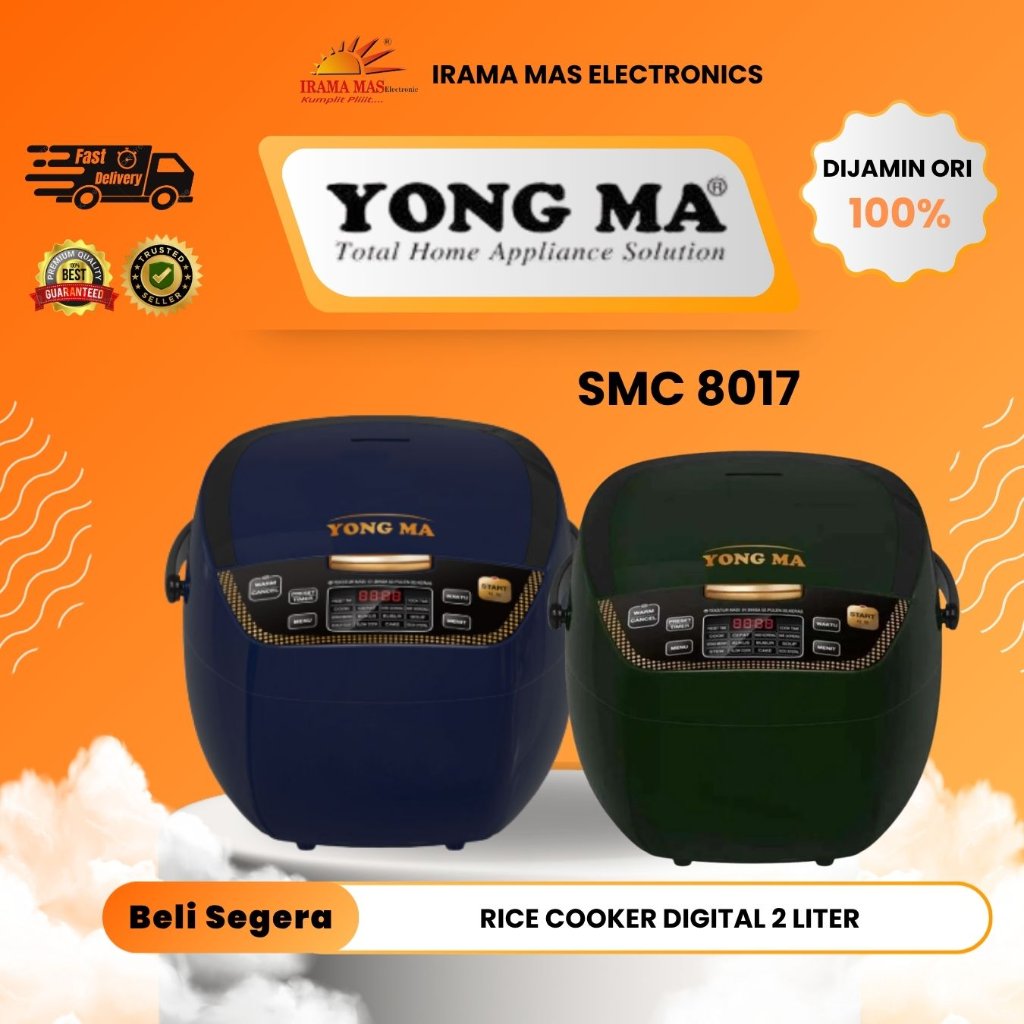 RICE COOKER YONGMA SMC 8017 | RICE COOKER DIGITAL 2 LITER