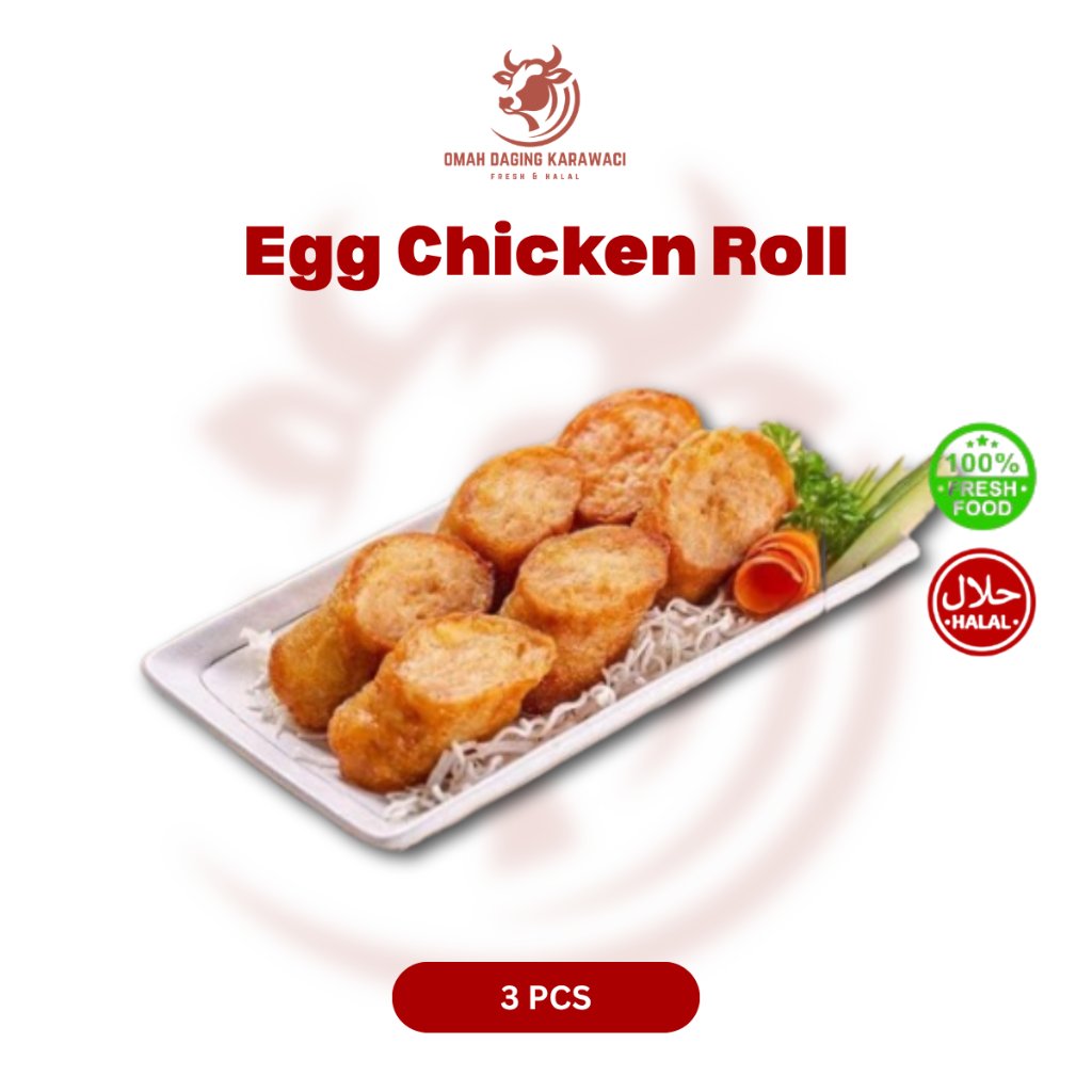 Egg Chicken Roll Bento Frozen / Egg Roll isi 3 lonjor Tangerang