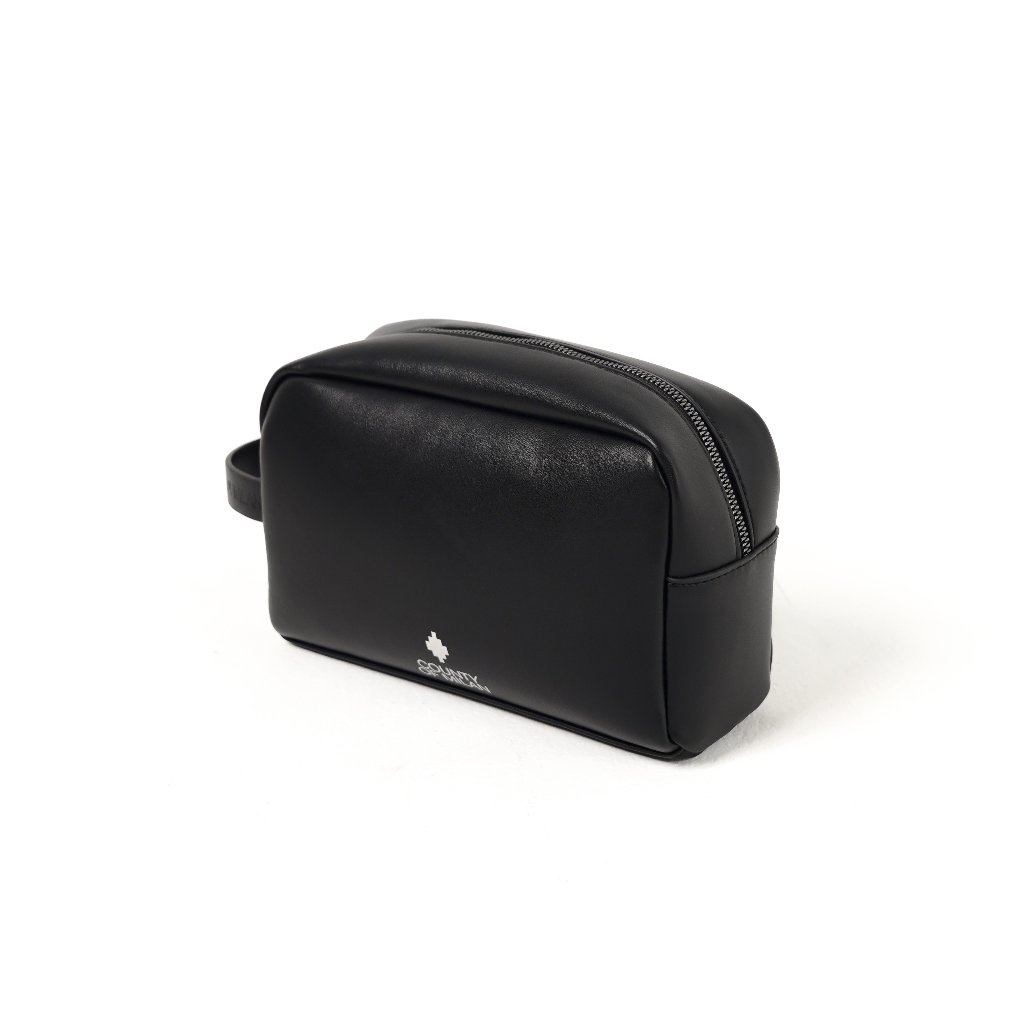 Tas MARCELO BURLON LOGO BLACK ZIP POUCH 100% ORIGINAL
