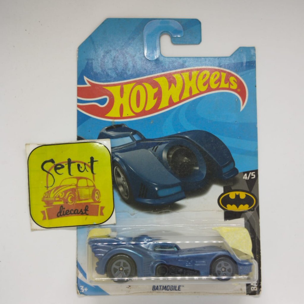 HOT WHEELS HOTWHEELS BATMAN BATMOBILE TREASURE HUNT TH REG BIRU NAVY