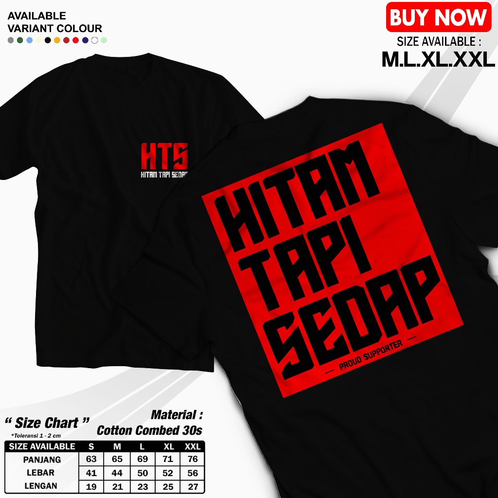 TSHIRT KAOS TIMUR HITAM TAPI SEDAP