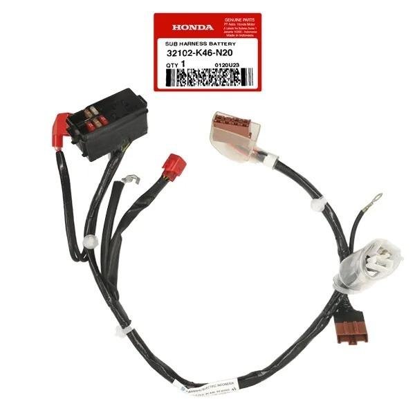 Kabel Aki Kabel Battre (Sub Harness) Honda Vario 110 eSP Original HONDA 32102K46N20