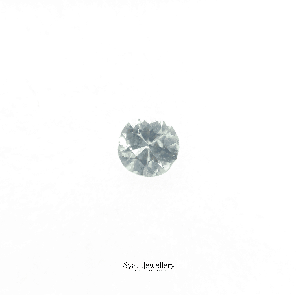 Natural Berlian Banjar 3.7mm 0.18ct