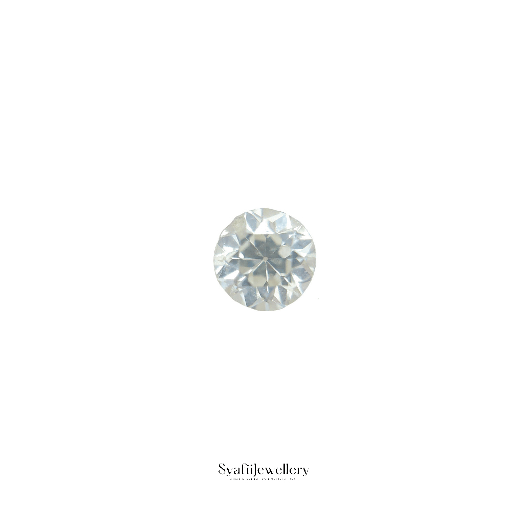 Natural Berlian Banjar 3.4mm 0.18ct