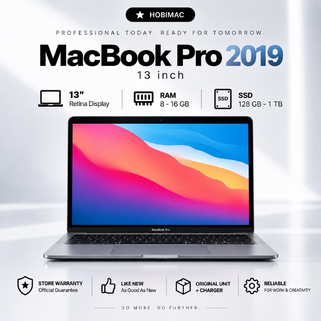 Macbook Pro 2019 i5 i7 RAM 8-16GB SSD 256-512GB