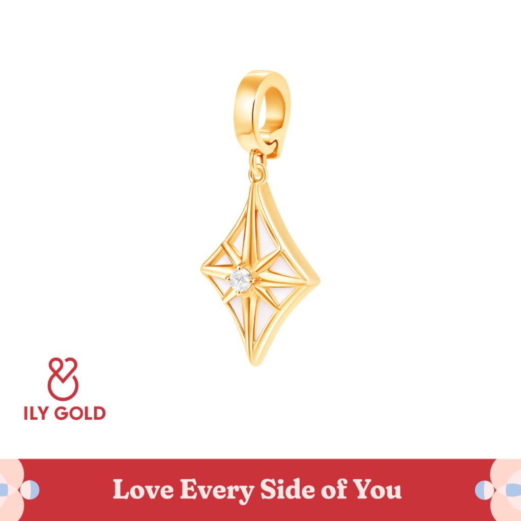 ILY GOLD Bravery - North Star Charm
