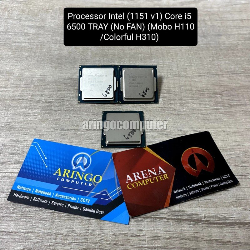 Intel (1151 v1) Core i5 6500 TRAY (No FAN) (Mobo H110/Colorful H310)