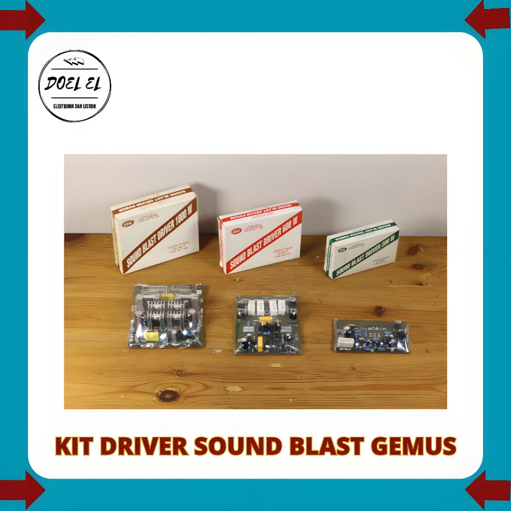 KIT DRIVER SOUNDBLAST POWER MONO 1000 600 200 WATT | SOUND BLAST | MERK GM
