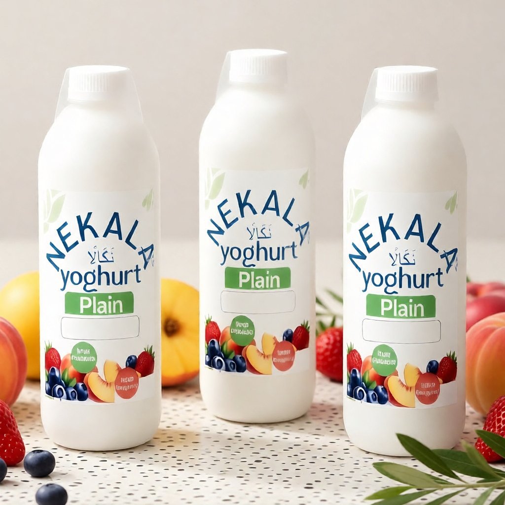 Plain Yogurt 1 Liter Tanpa Gula | Organic Plain Yogurt No Flavour | COD Instant Bandung Area