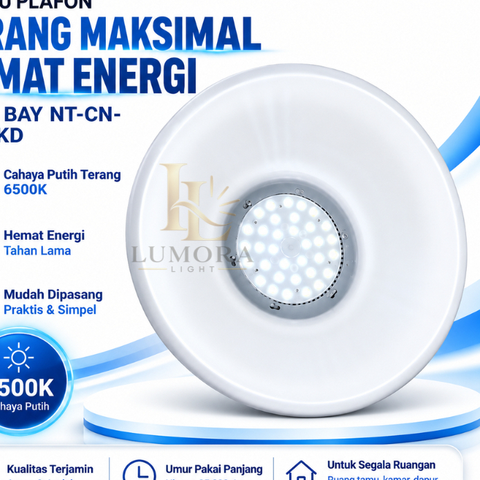Lampu LED High Bay NT-CN-WDGKD Industrial Lighting untuk Gudang, Pabrik & Workshop