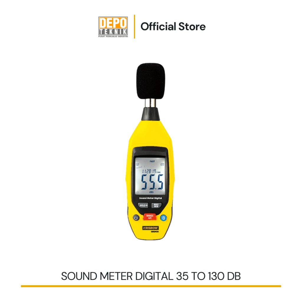 KRISBOW Sound Meter Digital 35 TO 130 DB / Krisbow Sound Meter Digital 35-130 Db