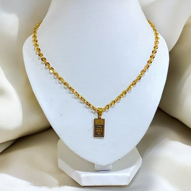 LOBSTER 750- Kalung Antam 8gram / Kalung Titanium  Kalung Wanira Cantik