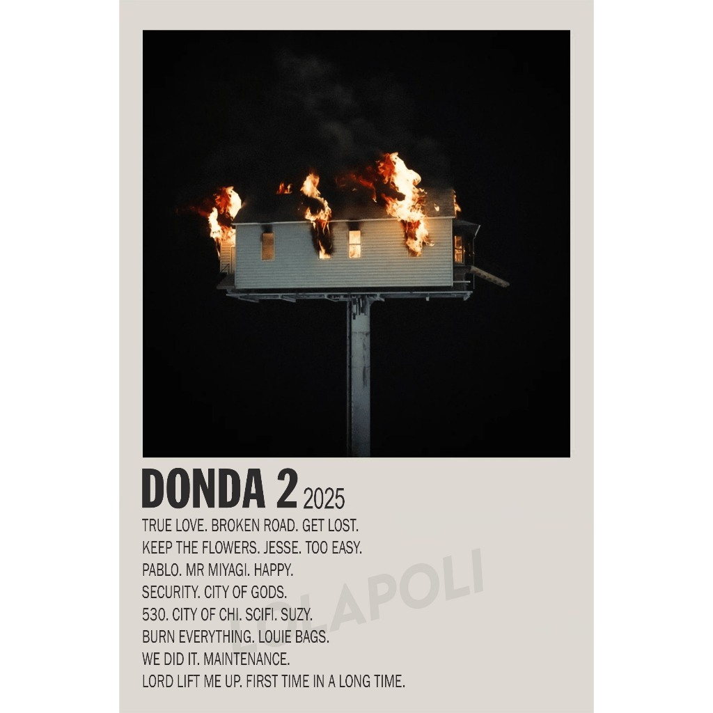Poster Cover Album Donda 2 - Kanye West