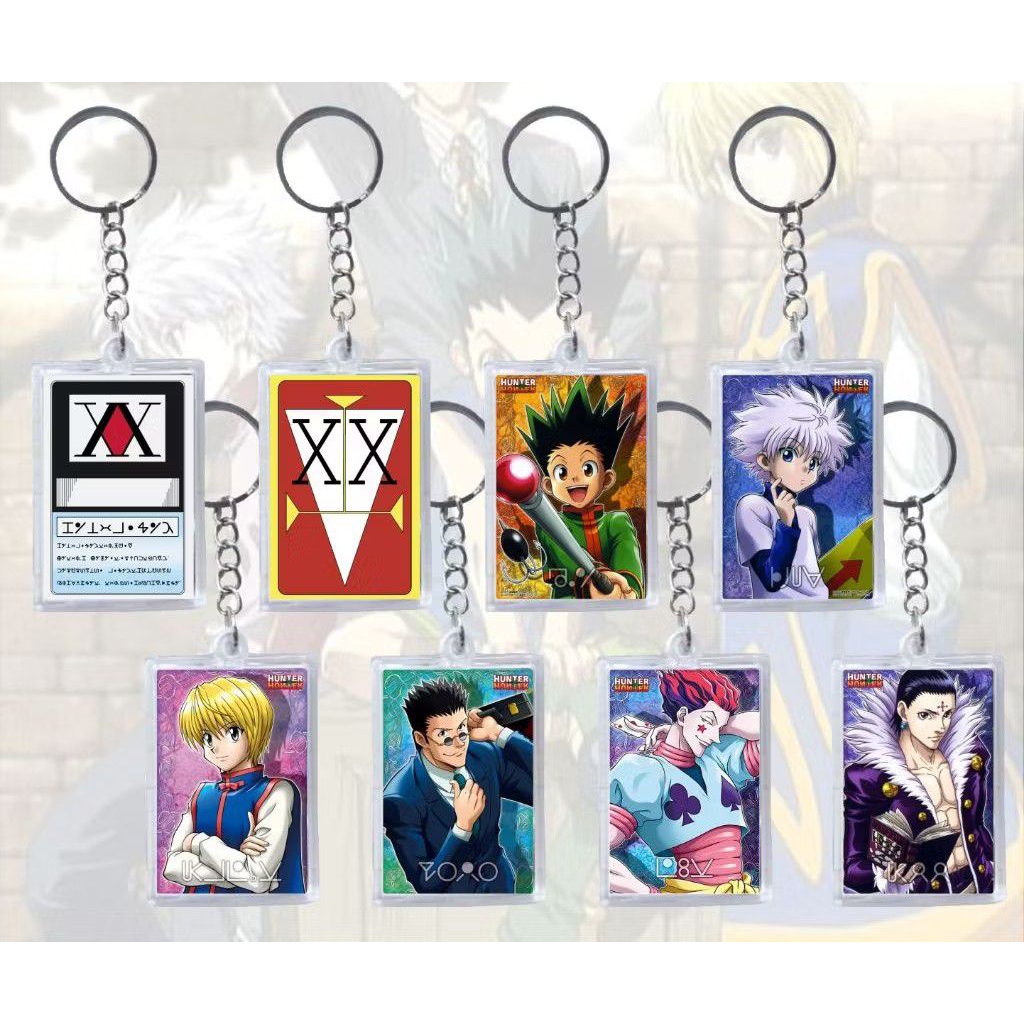 Gantungan Kunci Anime Hunter x Hunter / Ganci Gon Killua Hisoka hunterxhunter License Card Keychain