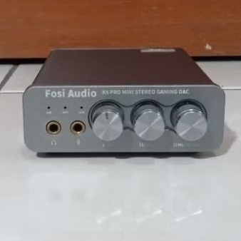 Fosi Audio Amplifier Mini HiFi Stereo Gaming DAC USB OPT COAX - K5 PRO / Fosi Audio