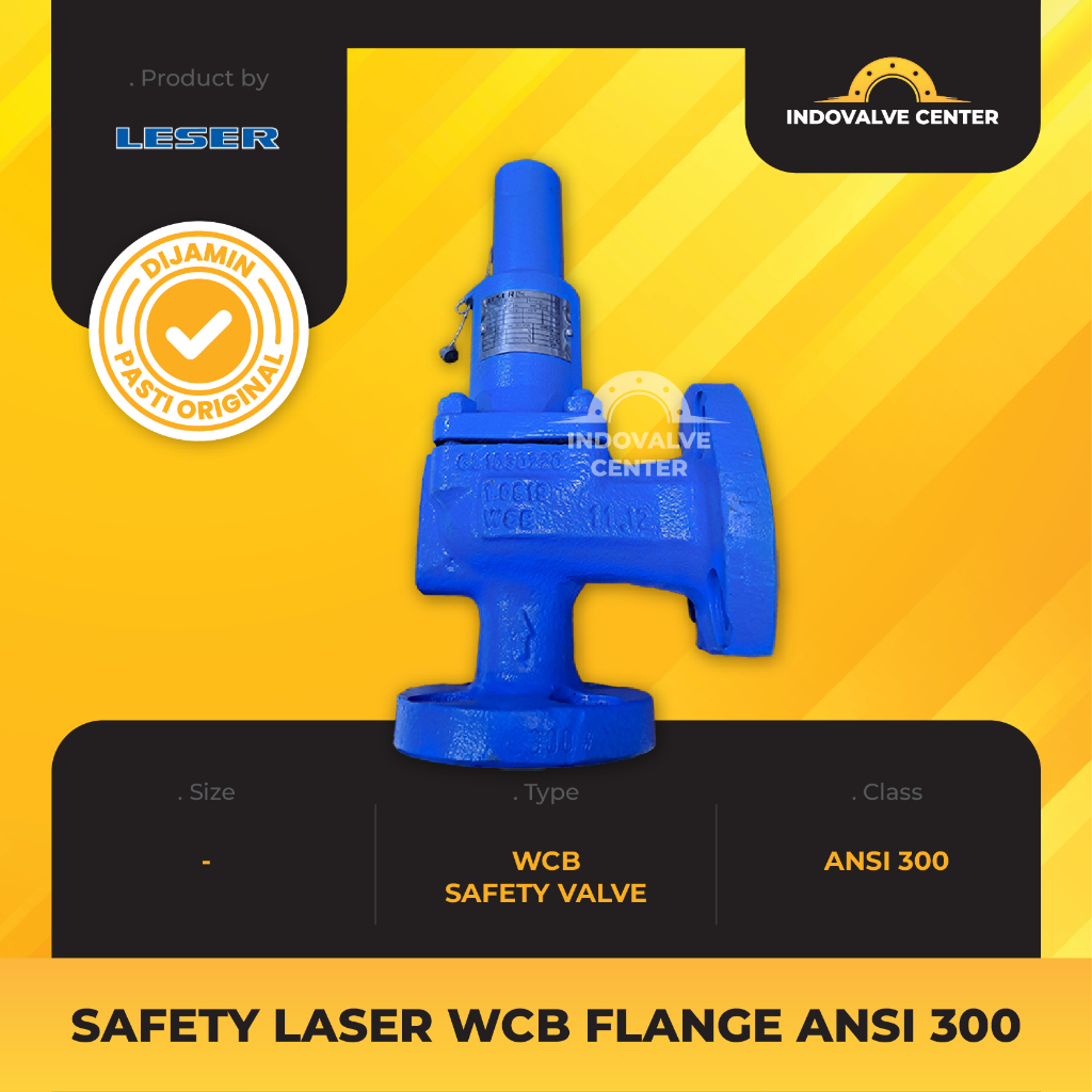 SAFETY LESER WCB 2" x 3" INCH FLANGE ANSI 300 x 150