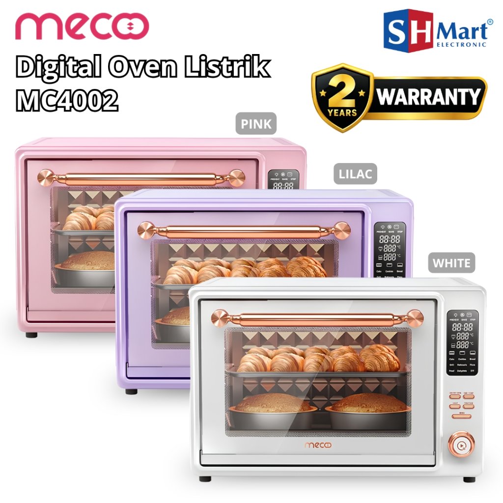 Mecoo Premium Digital Oven Electric Kapasitas 38 Liter MC4002 Garansi Resmi (MEDAN)