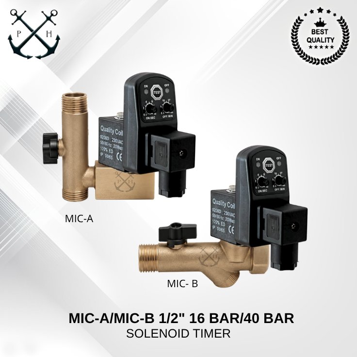 SOLENOID TIMER JORC MIC-A / MIC-B 1/2" 16Bar / 40Bar
