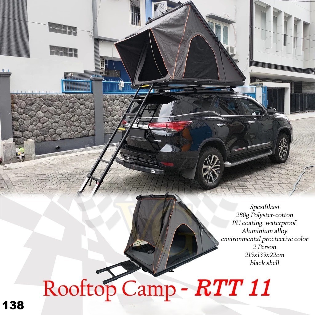 Roof Tent Roof Camp Rooftop Camp Camping Car RTT - 11 Import