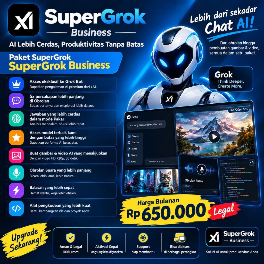 SuperGrok Business bulanan