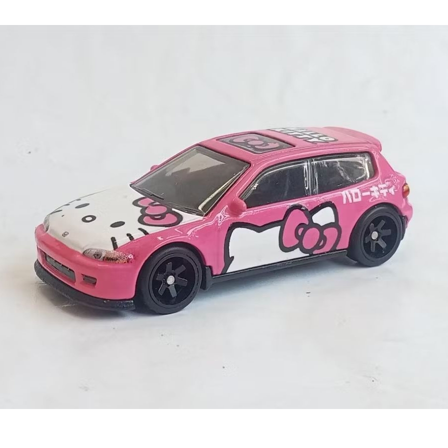 Hotwheels premium Honda Civic EG Hello Kitty loose mulus
