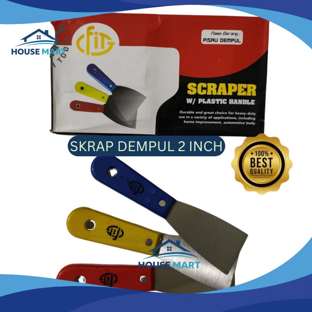 2" SKRAP DEMPUL / SEKRAP DEMPUL 2" INCH GAGANG PVC FIT /  SKRAP DEMPUL 2 INCH