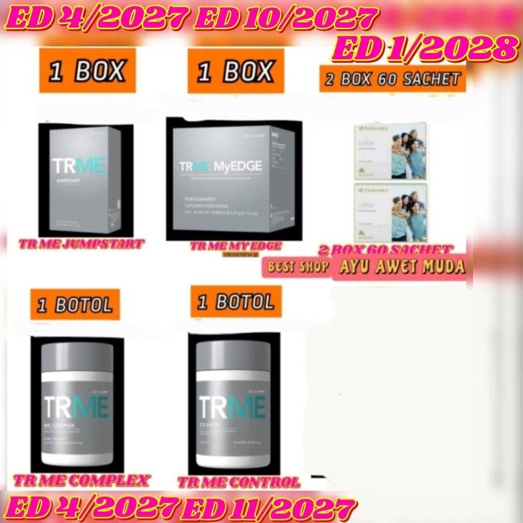 TANPA TRIM SHAKE  1 BLN TR ME PAKET DIET TR ME TR90 TWS NU      SKIN TERBARU