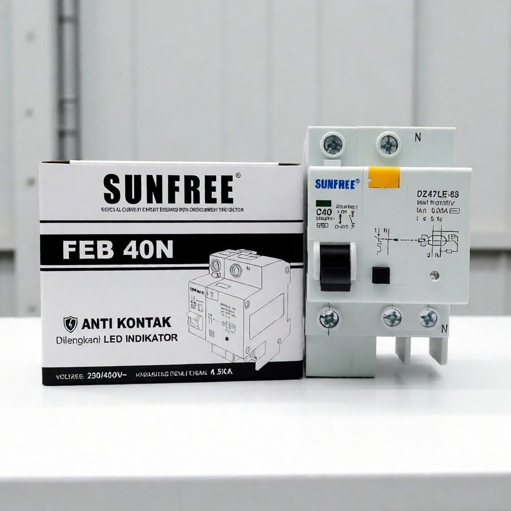 Anti Kontak Listrik Sunfree - ELCB 40 Ampere