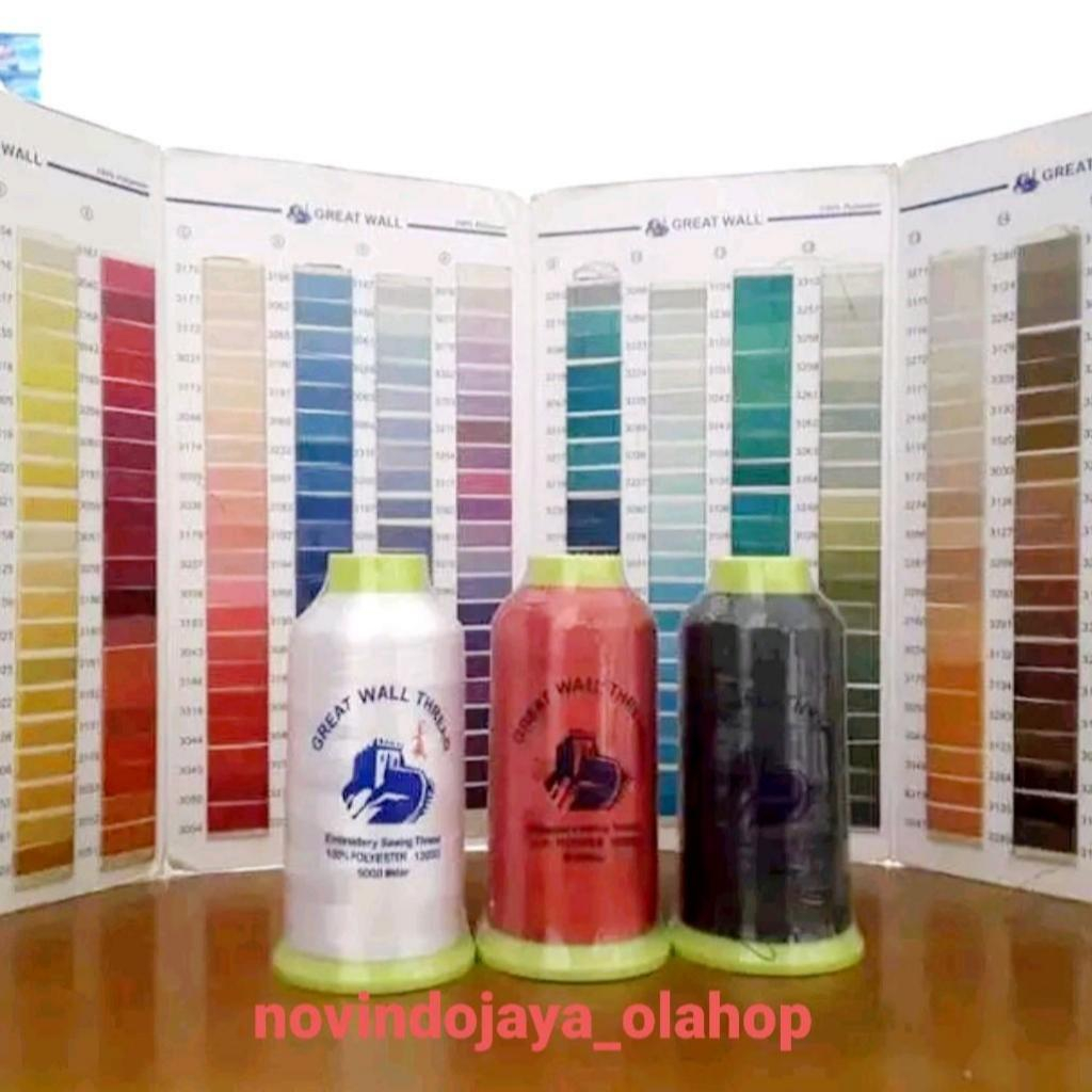 Benang Bordir Polyester Great Wall / Benang Bordir Polyester