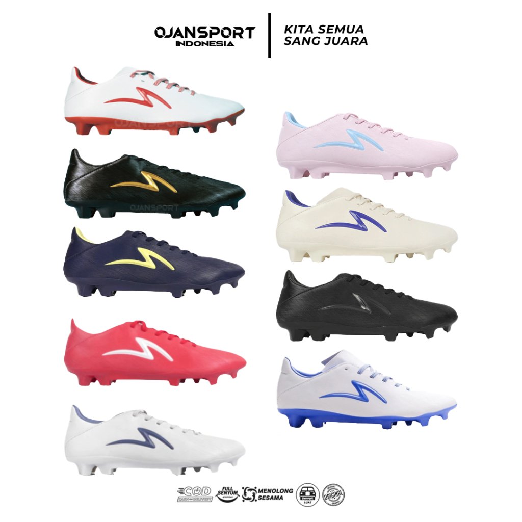 SEPATU SEPAKBOLA ORIGINAL SPECS ESSORER FG 9 PILIHAN WARNA