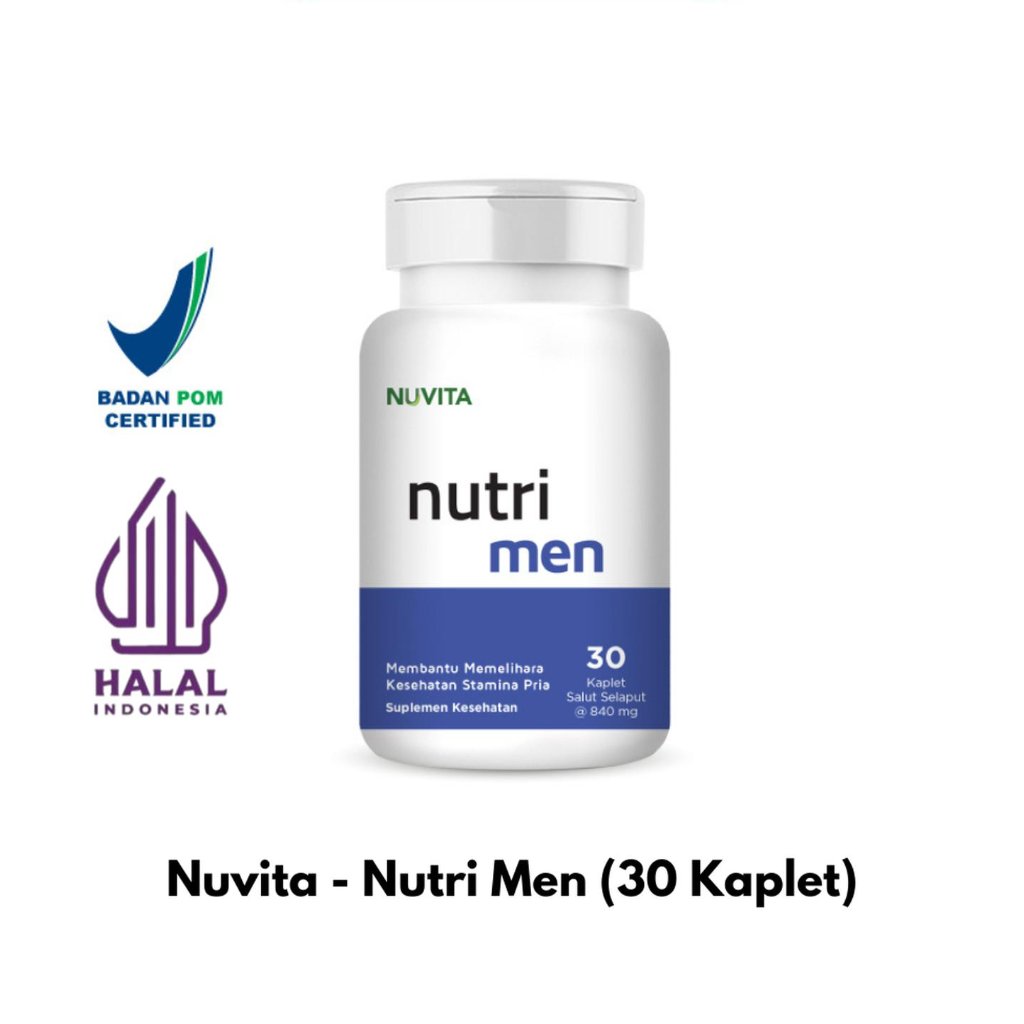 Nuvita Nutri Men 30 Kaplet Suplemen Pria Stamina