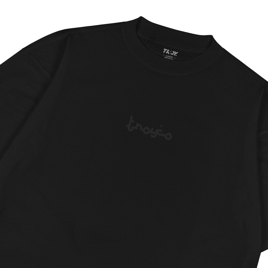 Troy Company Boxy Oversized T-Shirt Black New Birth Of Freedom - Kaos Boxy Oversize Hitam MBD 3717