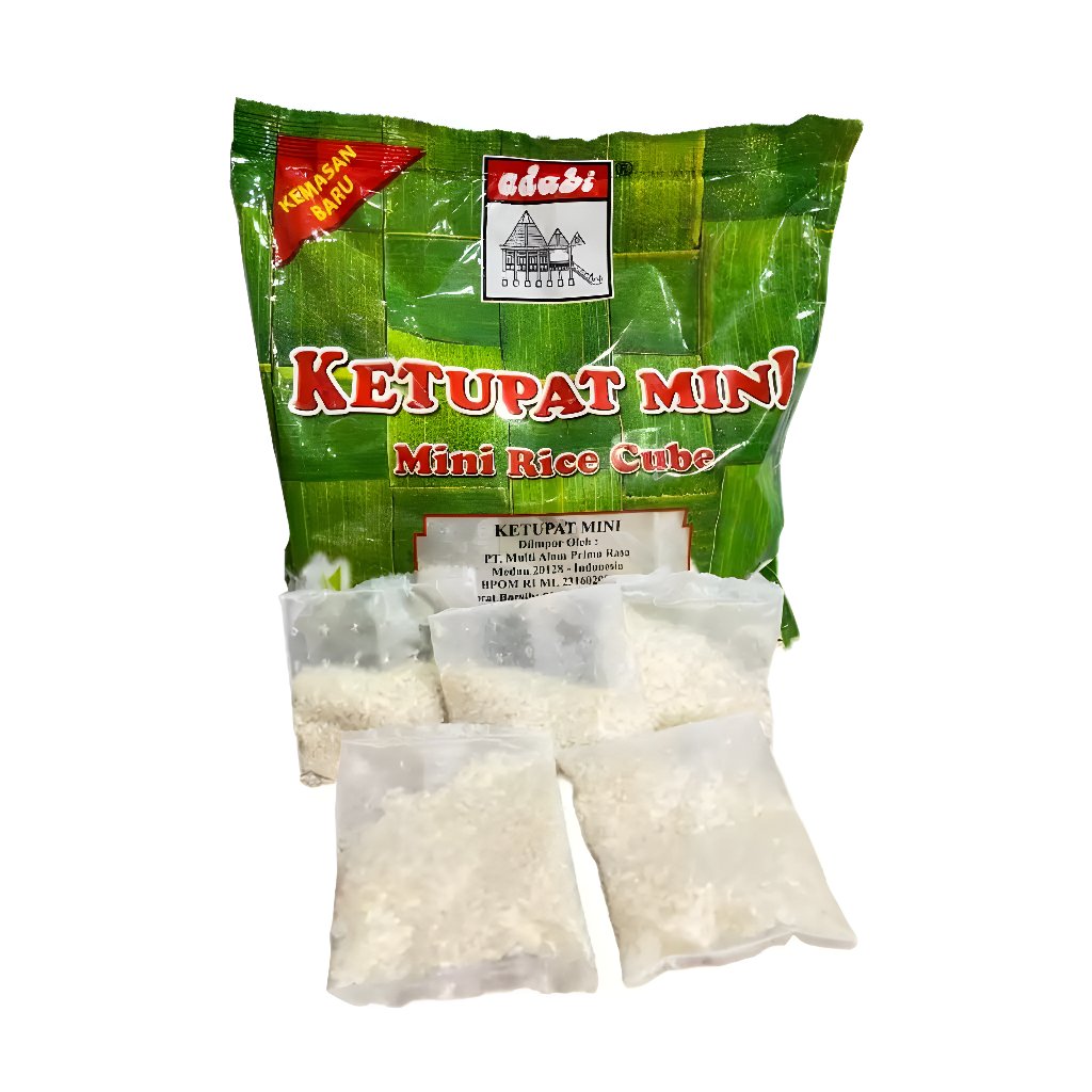Adabi Ketupat Instant Mini Ketupat Lontong Instan Mini Rice Cake Isi 30pcs