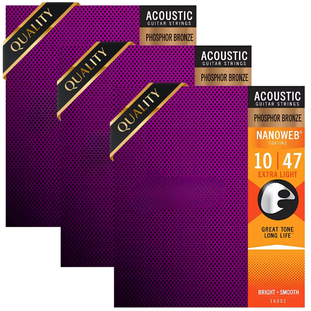 Nozu Senar Gitar Akustik [1 SET] Senar Gitar String Anti Karat