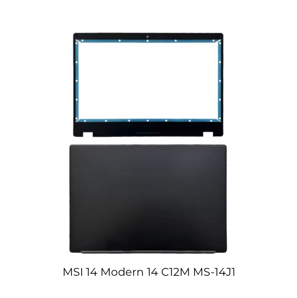 Casing MSI 14 Modern 14 C12M MS-14J1 LCD Back cover Top case Front Bezel Palmrest Bottomcase