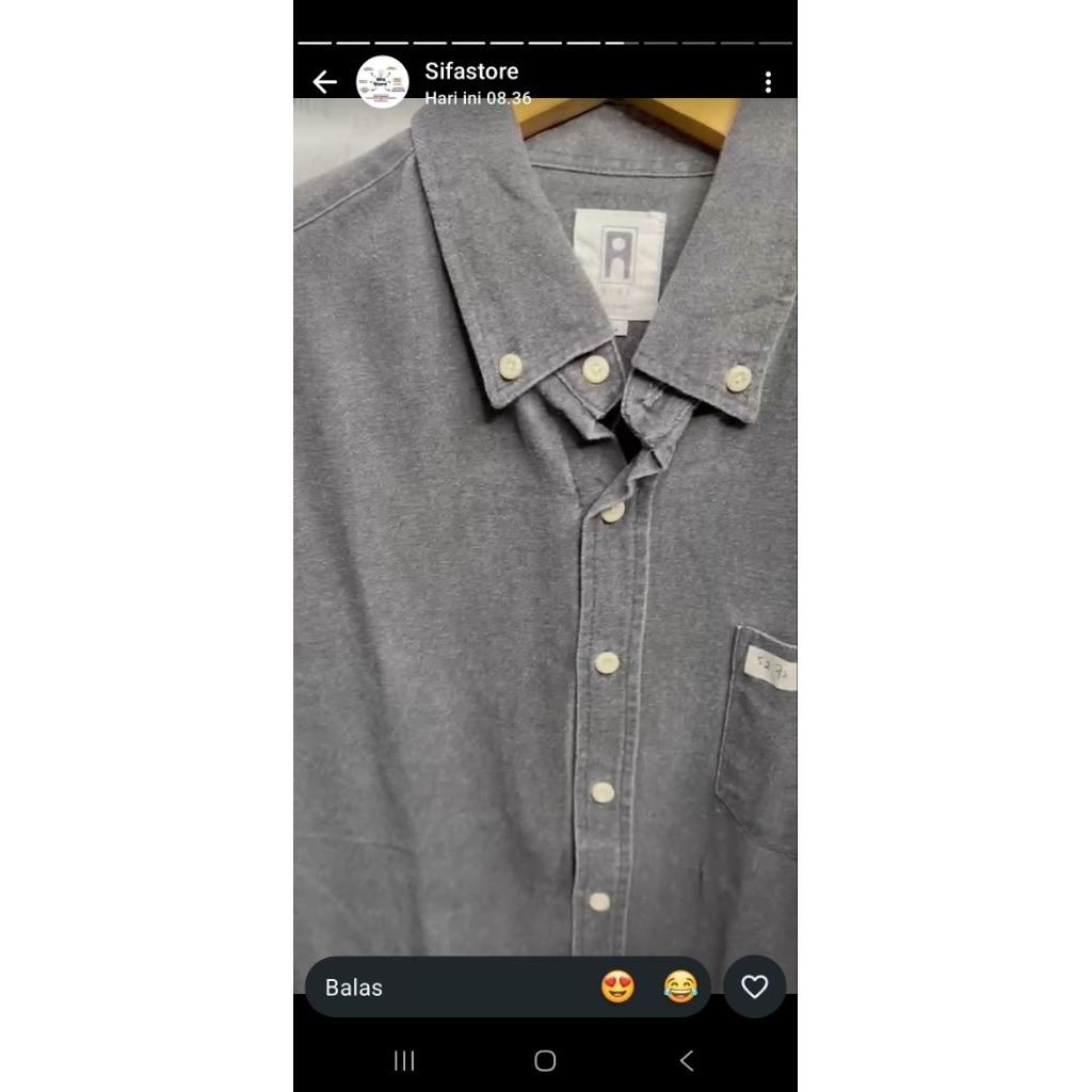 Kemeja Preloved D-Land Katun Sz L