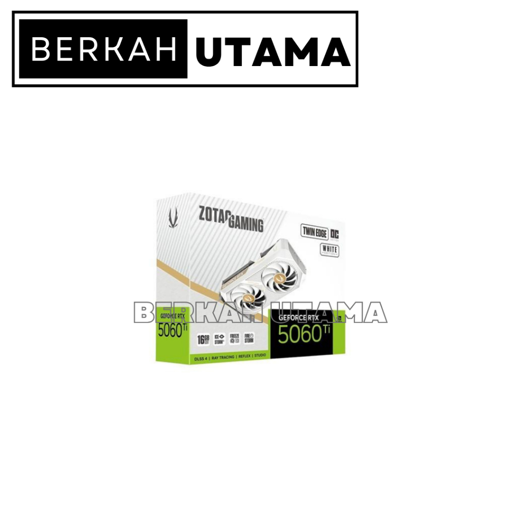 ZOTAC GEFORCE RTX 5060 TI 16GB TWIN EDGE OC WHITE EDITION