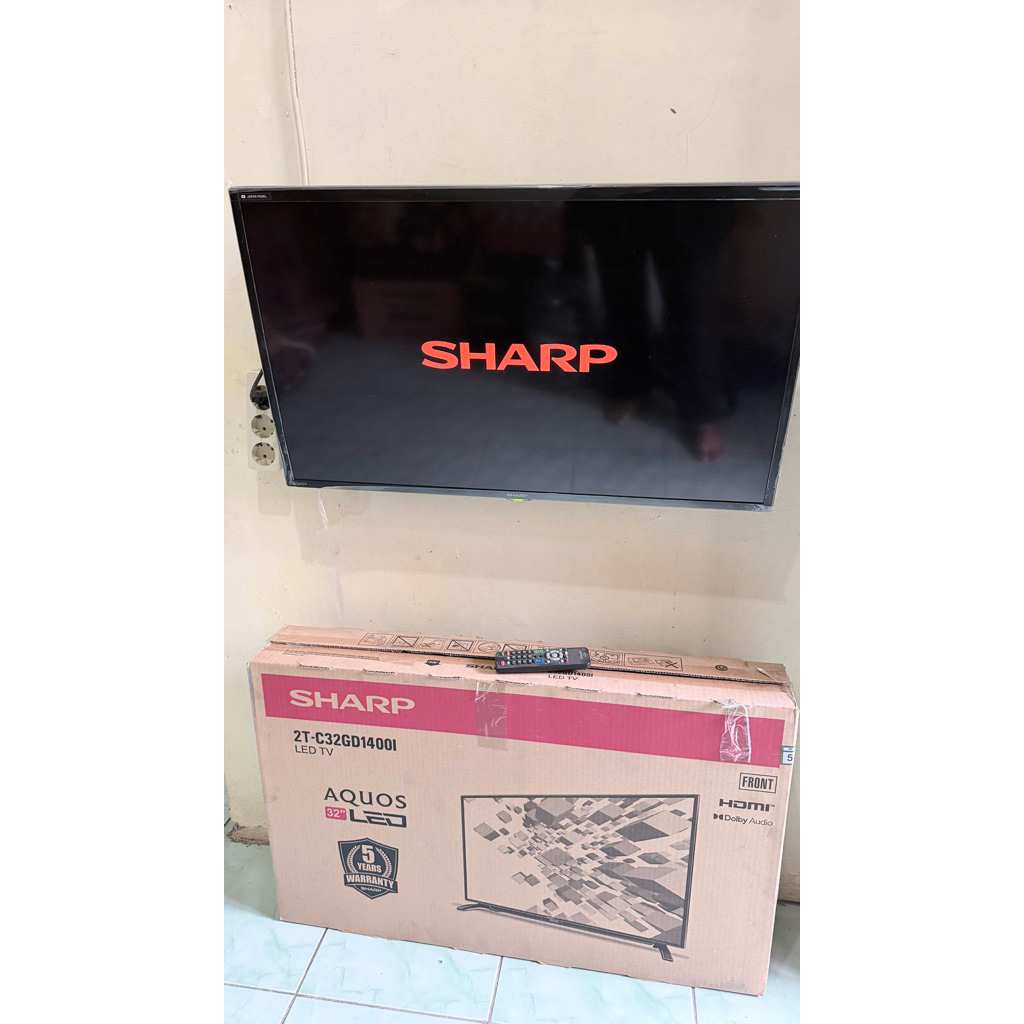 LED TV SHARP AQUOS 32inch + Bracket