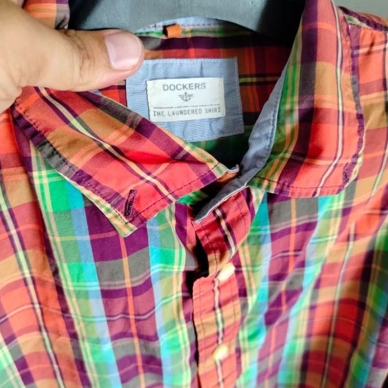kemeja pria SIZE S dockers branded