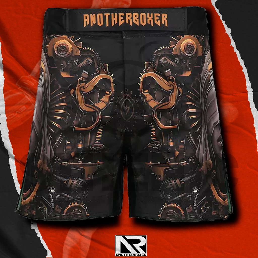Celana BJJ Brazilian Jiu Jitsu MMA Kick Boxing UFC Muaythai Short Anotherboxer Unisex Blind Justice