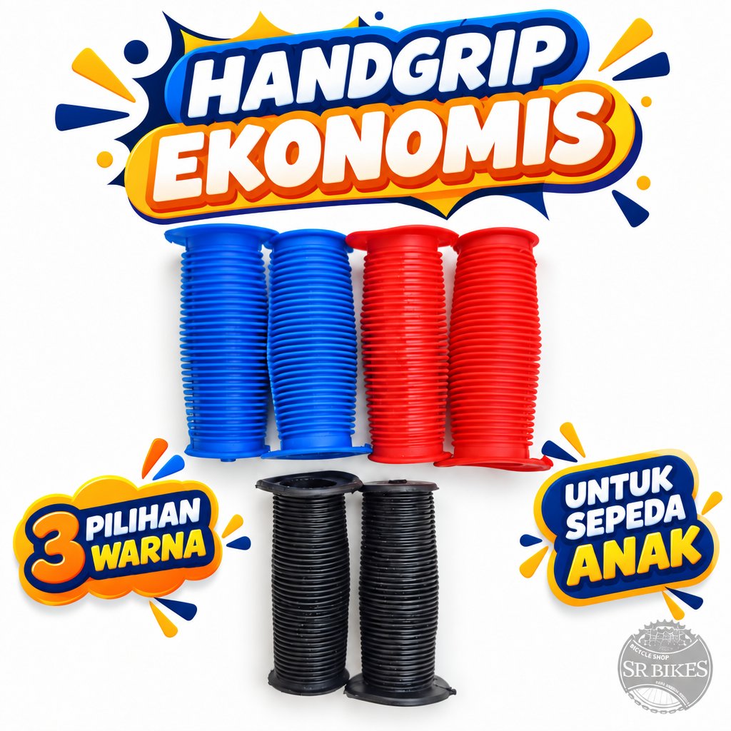 Handgrip Sepeda BMX Mini 16 Inch Ekonomis 8cm Posol Sarung Stang Warna Anak