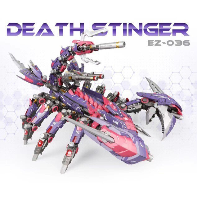 SUPERNOVA 1/50 ZOIDS DEATH STINGER EZ-036 SOLID MIB