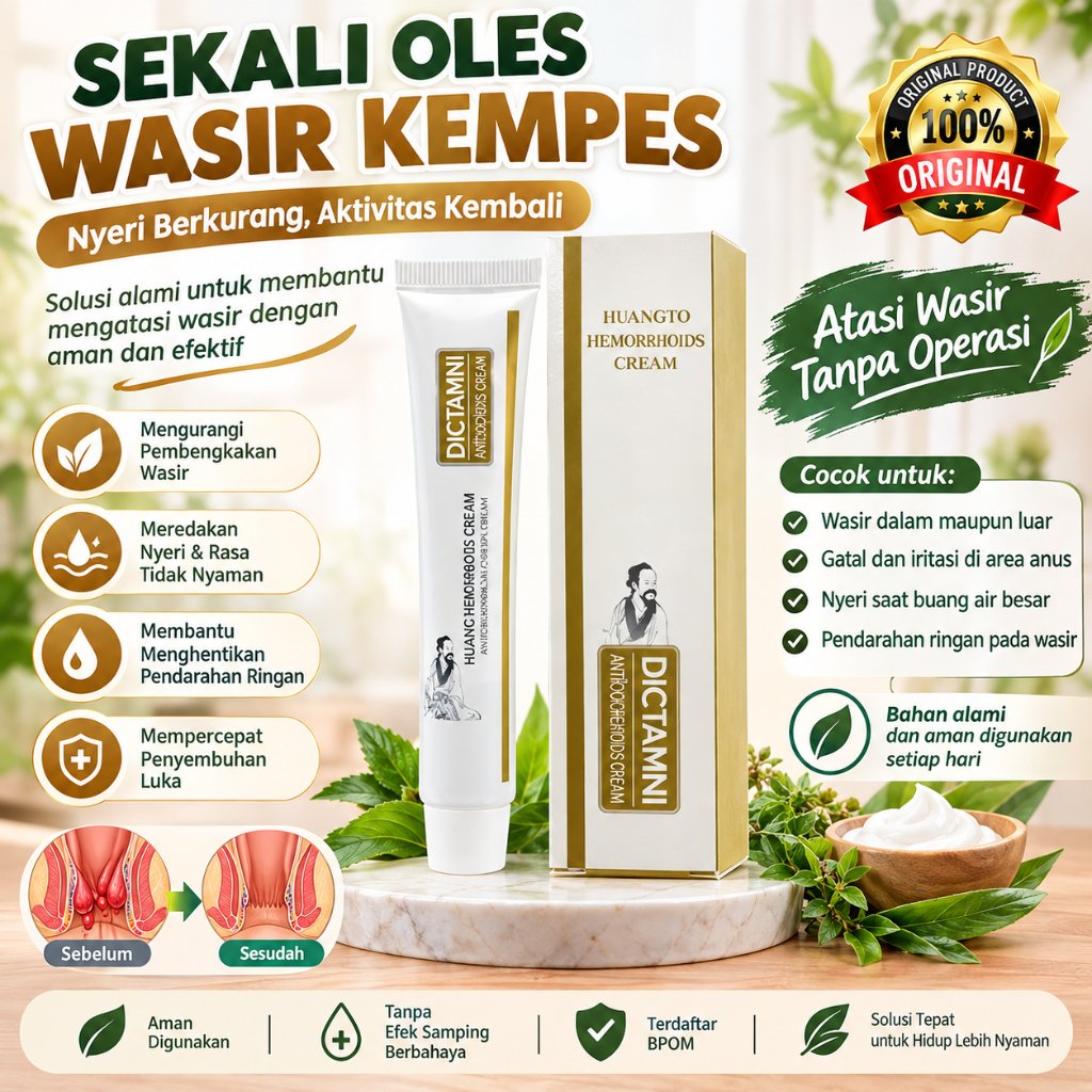 Salep Wasir Dictamni Original Meredakan Nyeri