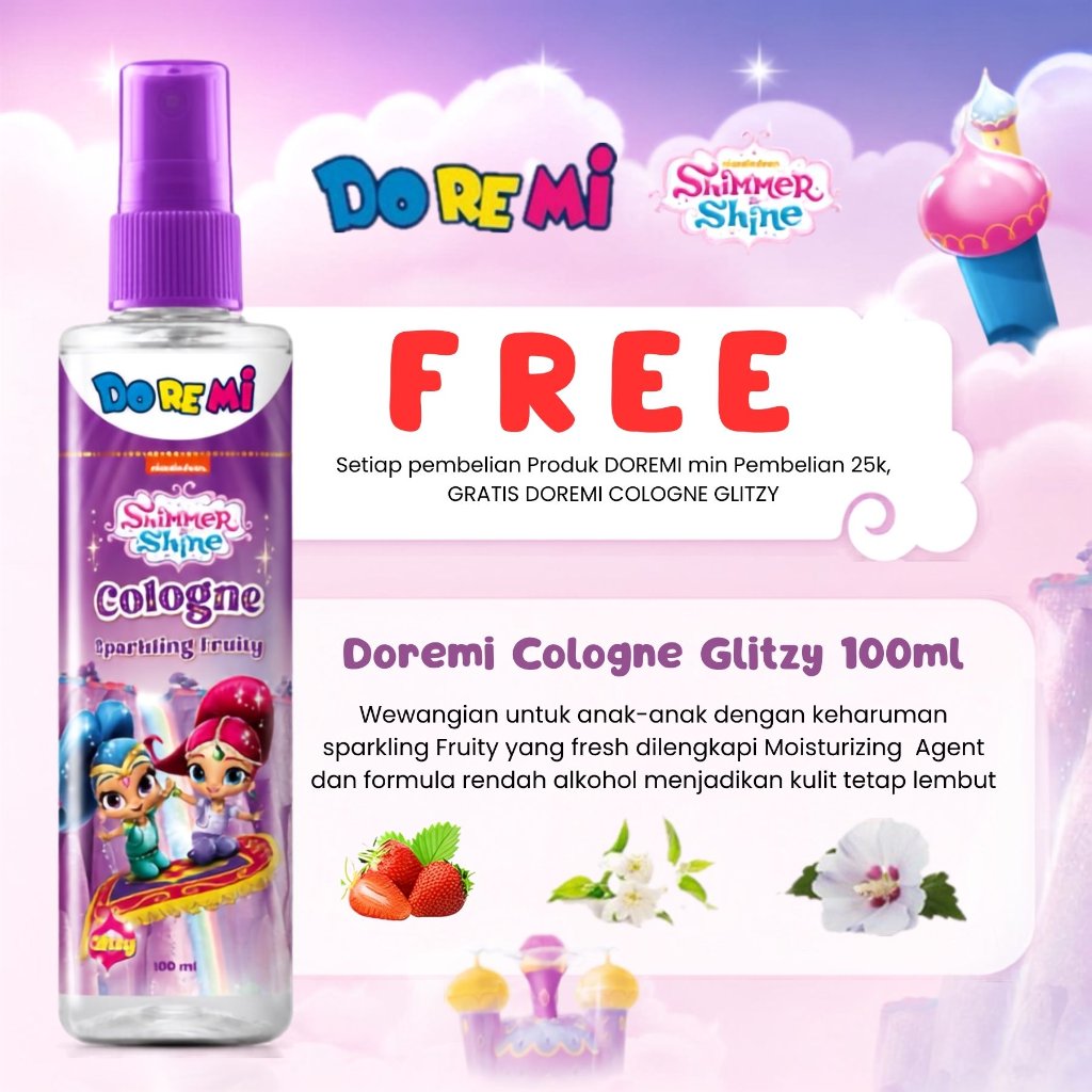 DOREMI SHIMMER & SHINE COLOGNE GLITZY SPARKLING FRUITY 100ML