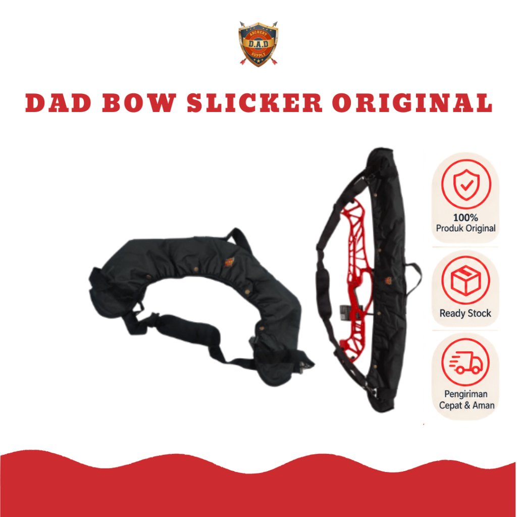 DAD BOW SLICKER ORIGINAL / SARUNG STRING COMPOUND BOW / STRING COVER PROTECTOR / PELINDUNG TALI BUSU