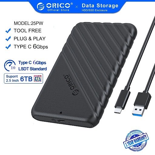 CASING HDD 2,5 ORICO 25PW1-TYPE C
