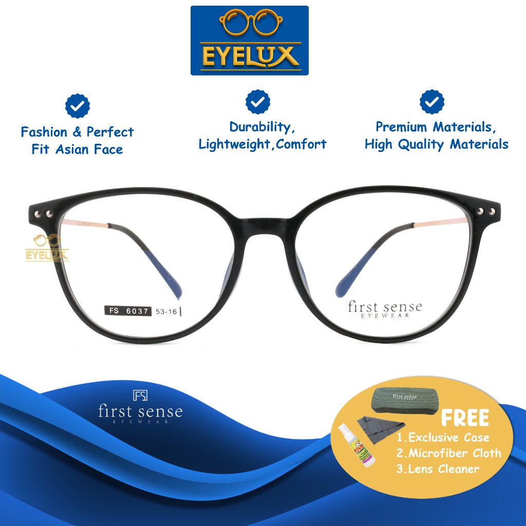 Firstsense  Eyewear / FS 6037 / 53-16 / Frame Kacamata Firstsense Eyewear ORIGINAL