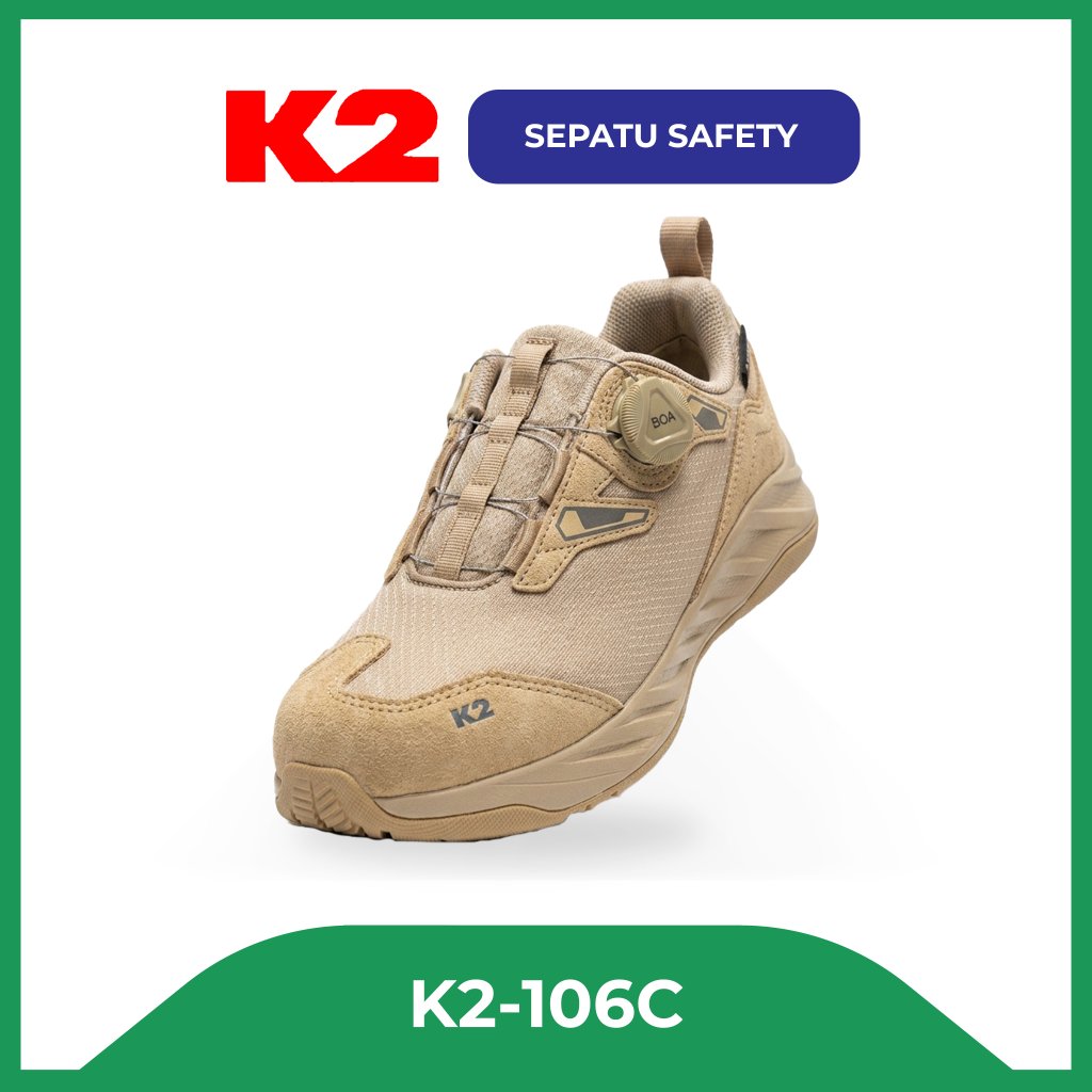 Sepatu Safety K2 Original BOA system Safety Shoes K2 Low